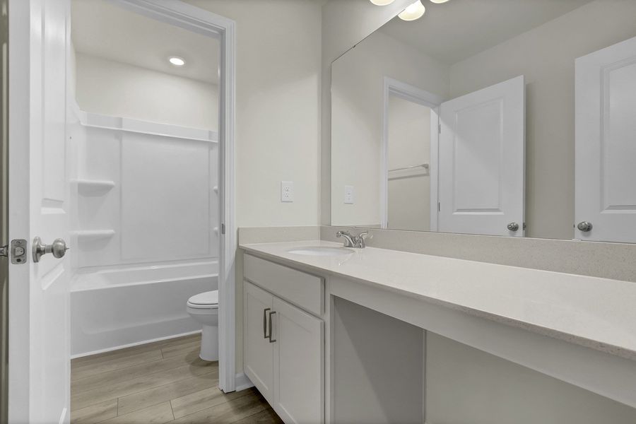 Furnished interior view inside a new home in Citadel Point at Southbridge, Sneads Ferry (Image 13).