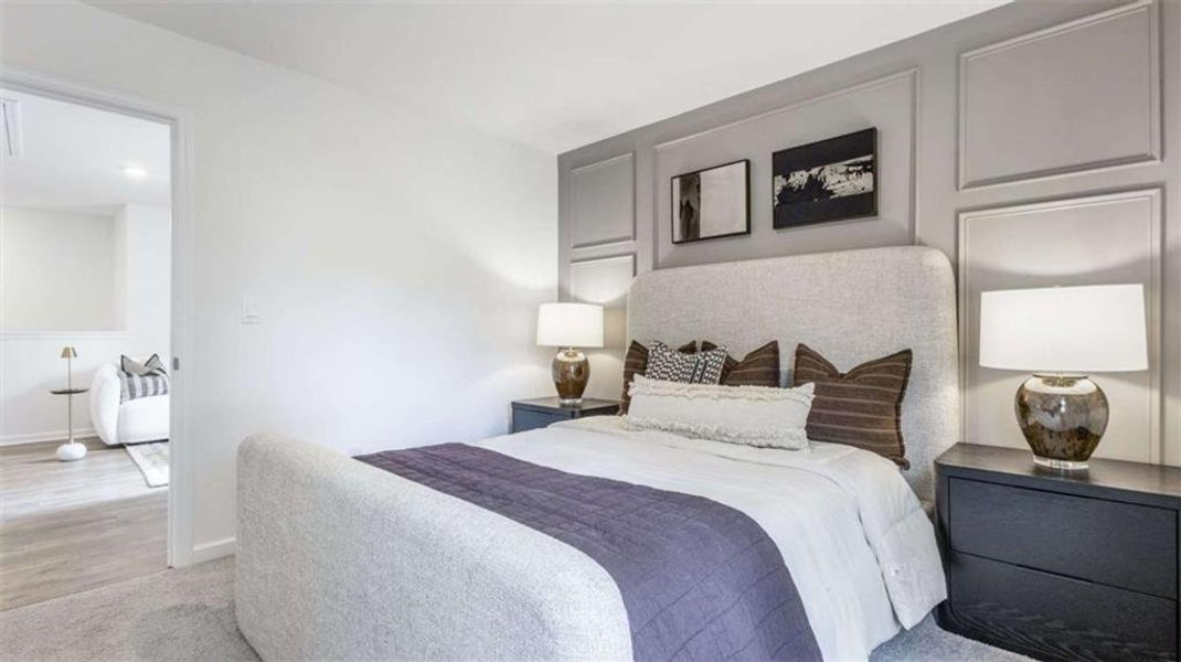 Furnished interior view inside a new home in Barrett Cove, Marietta (Image 11).