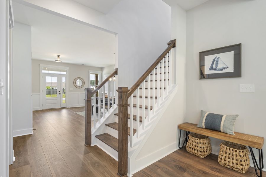 Representative furnished interior of a home built from the Nicklaus by Stevens Fine Homes in Sawyer’s Run, Hampstead (Image 17).