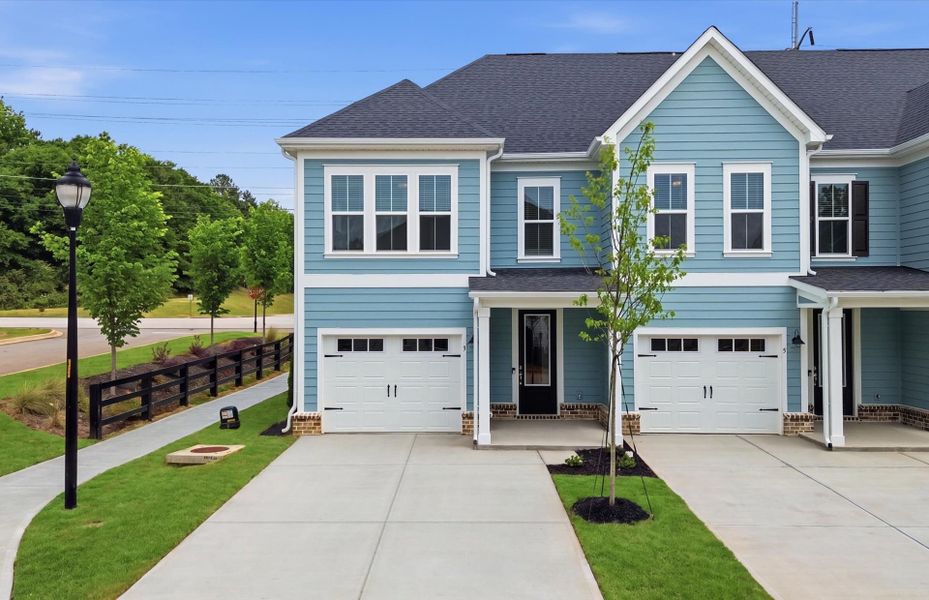 Front exterior of a new home in Alston Park, Greenville, SC, highlighting curb appeal (Image 20).