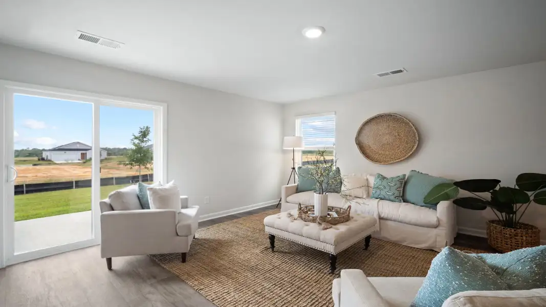 Furnished interior view inside a new home in The Retreat at East Argent, Ridgeland (Image 12).