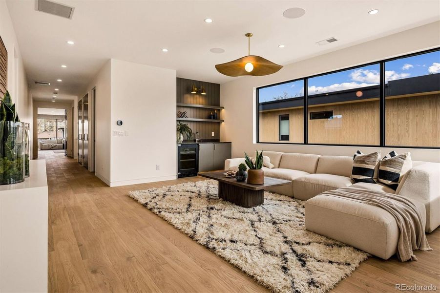 Furnished interior view inside a new home in , Denver (Image 11).