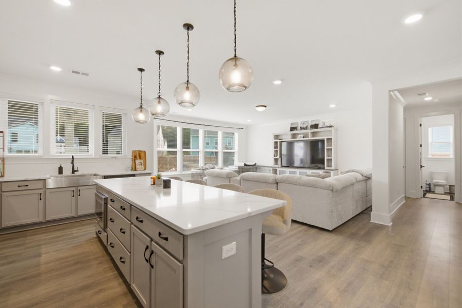 Furnished interior view inside a new home in Homecoming, Ravenel (Image 19).