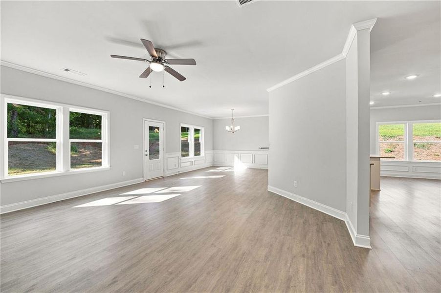 Spacious, unfurnished interior of a new home in , Gray (Image 26).