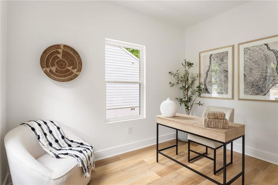Furnished interior view inside a new home in , Atlanta (Image 32).