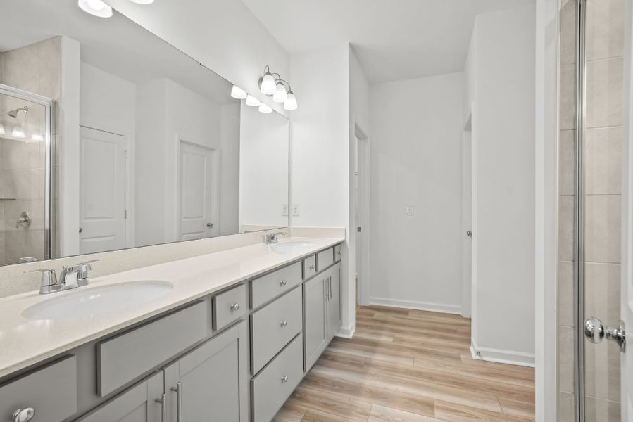 Furnished interior view inside a new home in Michaux Gardens, Belmont (Image 16). Furnished interior view inside a new home in Michaux Gardens, Belmont (Image 16).