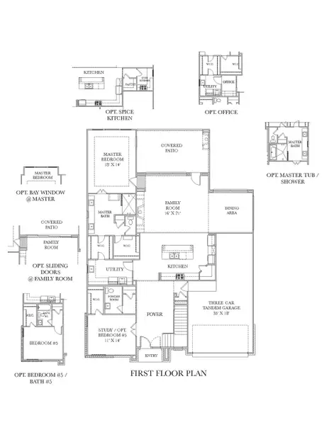 2D floor plan layout of this home in Avalon at Cypress, Cypress, TX (Image 2). 2D floor plan layout of this home in Avalon at Cypress, Cypress, TX (Image 2).