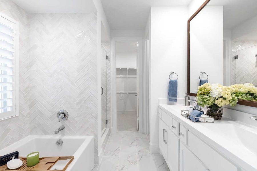 Representative Primary Bathroom - some options shown Representative Primary Bathroom - some options shown