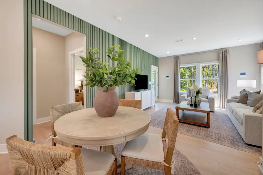 Representative furnished interior of a home built from the Addison by Beazer Homes in Friendship Village Townhomes, Apex (Image 6). Representative furnished interior of a home built from the Addison by Beazer Homes in Friendship Village Townhomes, Apex (Image 6).