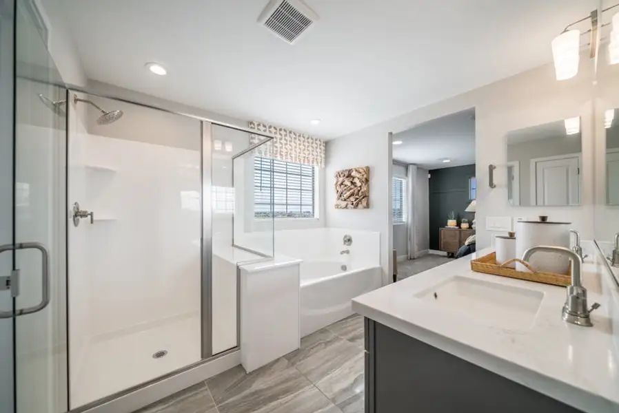 Furnished interior view inside a new home in Hawes Crossing, Mesa (Image 4).