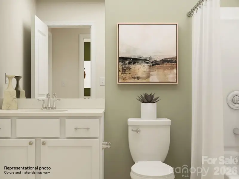 Furnished interior view inside a new home in Bakers Creek, Kannapolis (Image 4).