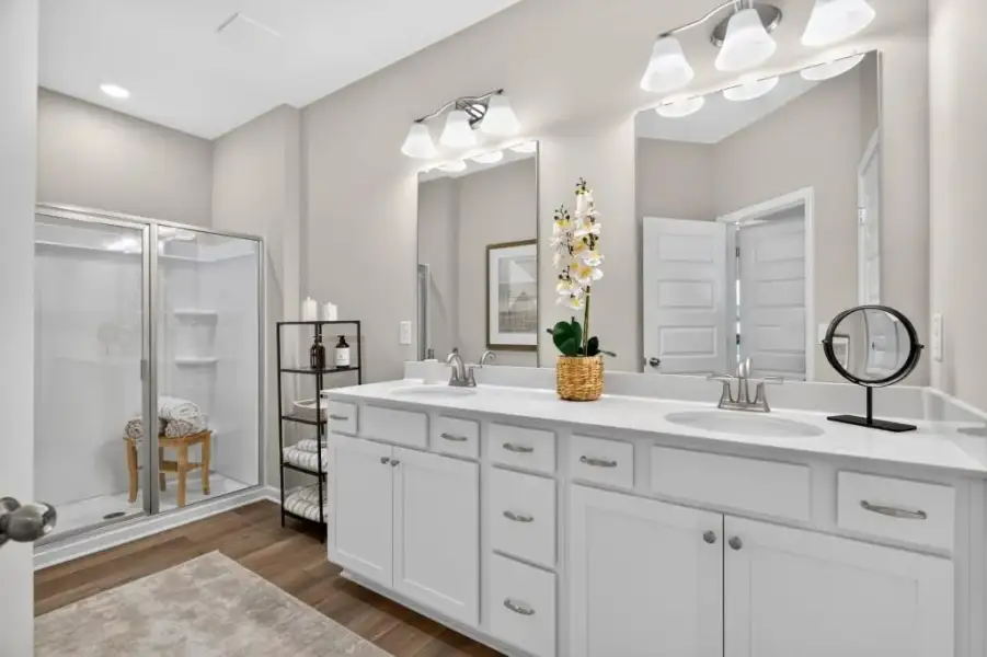 Furnished interior view inside a new home in , Cartersville (Image 27).