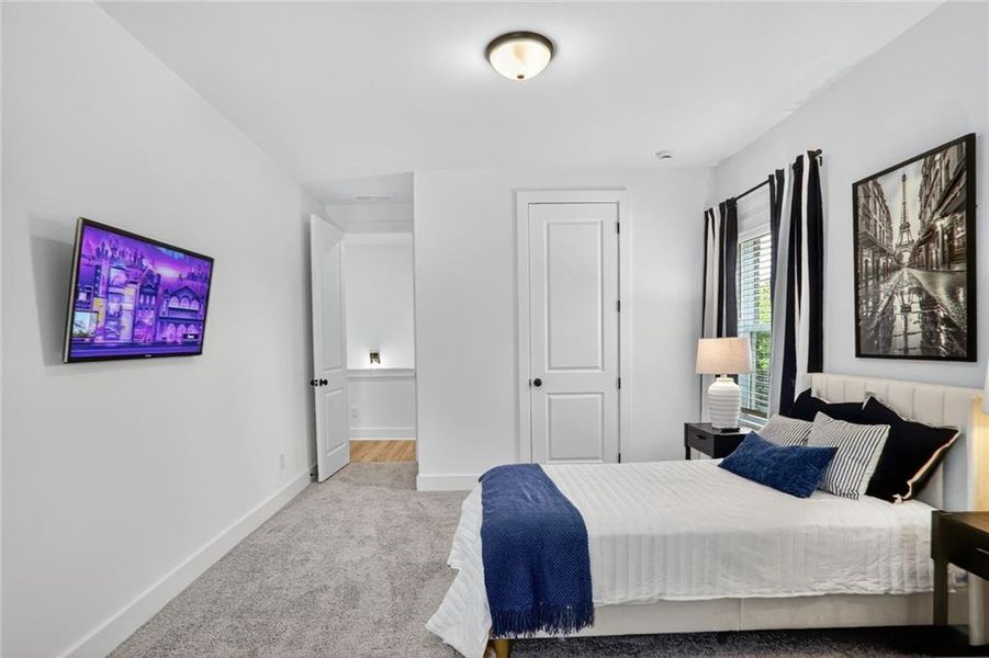 Furnished interior view inside a new home in Governors Parc, Kennesaw (Image 27).