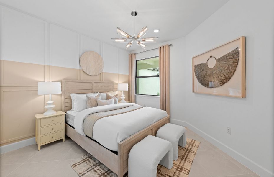 Furnished interior view inside a new home in Del Webb Naples, Ave Maria (Image 15).