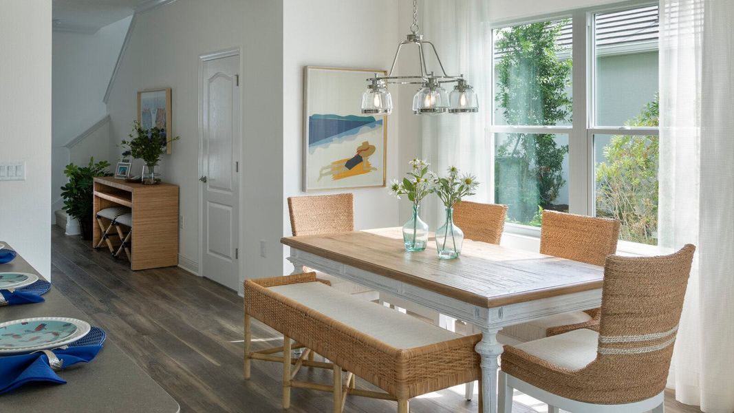 Furnished interior view inside a new home in Canoe Creek Real Estate and Homes for Sale in Parrish, FL - Neal Communities, Parrish (Image 19).