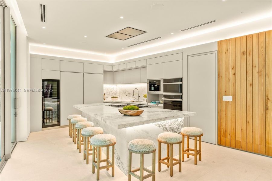 Furnished interior view inside a new home in , Miami (Image 46).