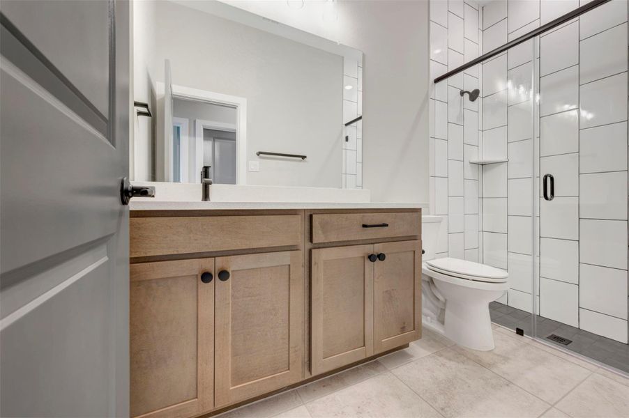 Furnished interior view inside a new home in Meridiana 55' Homesites, Manvel (Image 16).