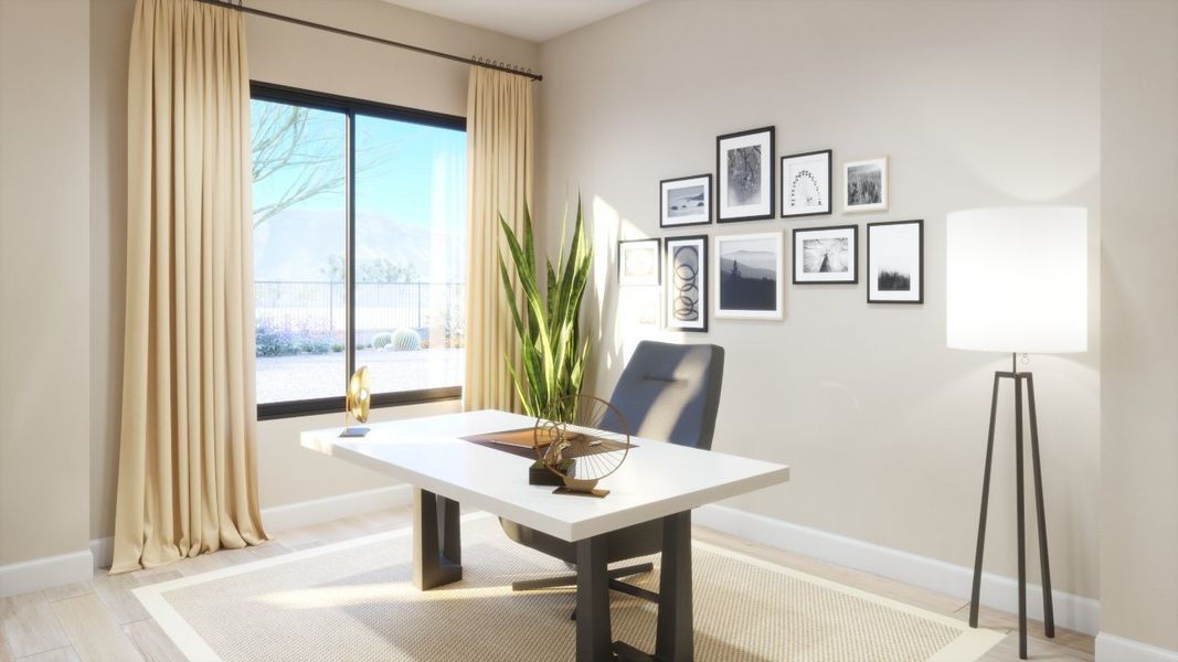 Furnished interior view inside a new home in Estates at Kings Ranch, Gold Canyon (Image 13).
