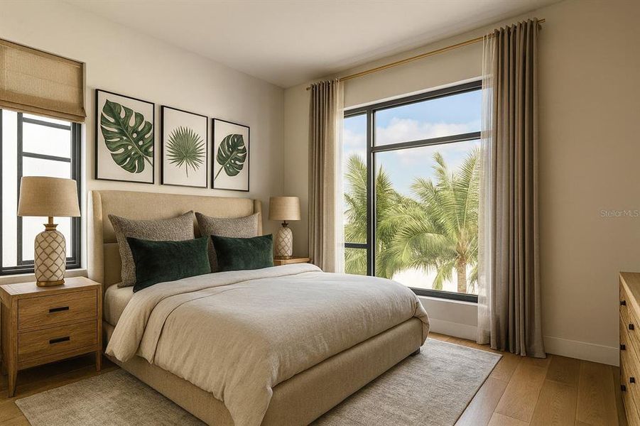 Furnished interior view inside a new home in , St. Petersburg (Image 5).