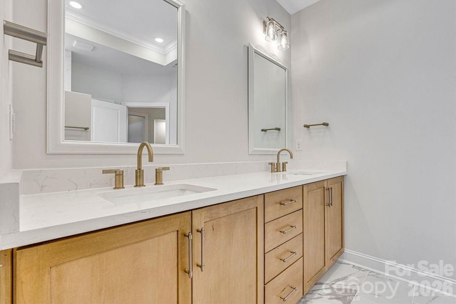 Furnished interior view inside a new home in The Courtyards at Lake Davidson, Mooresville (Image 14).