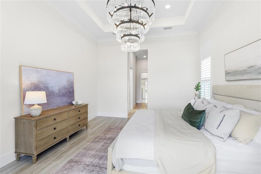 Furnished interior view inside a new home in , Sarasota (Image 42).