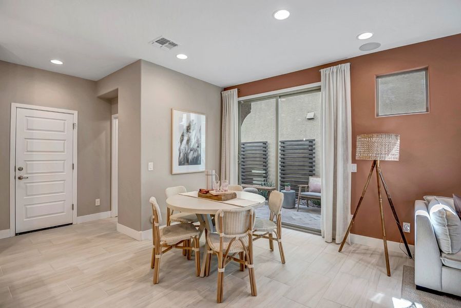 Furnished interior view inside a new home in Ironwood Villages at North Creek, Queen Creek (Image 16).
