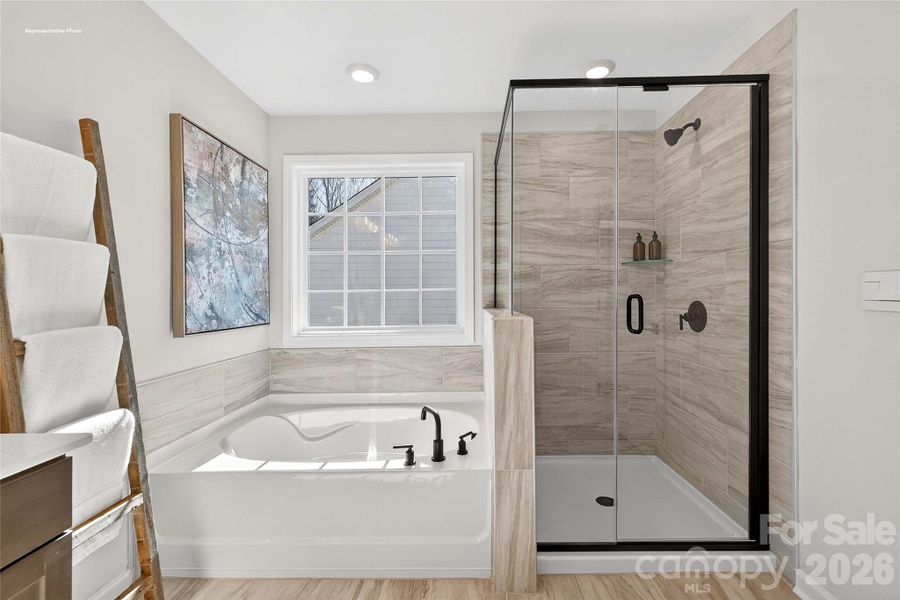 Furnished interior view inside a new home in , Mooresville (Image 8).