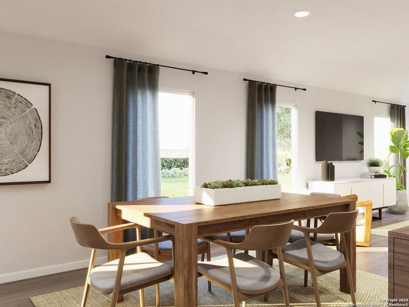 Furnished interior view inside a new home in Hickory Ridge, Elmendorf (Image 6).