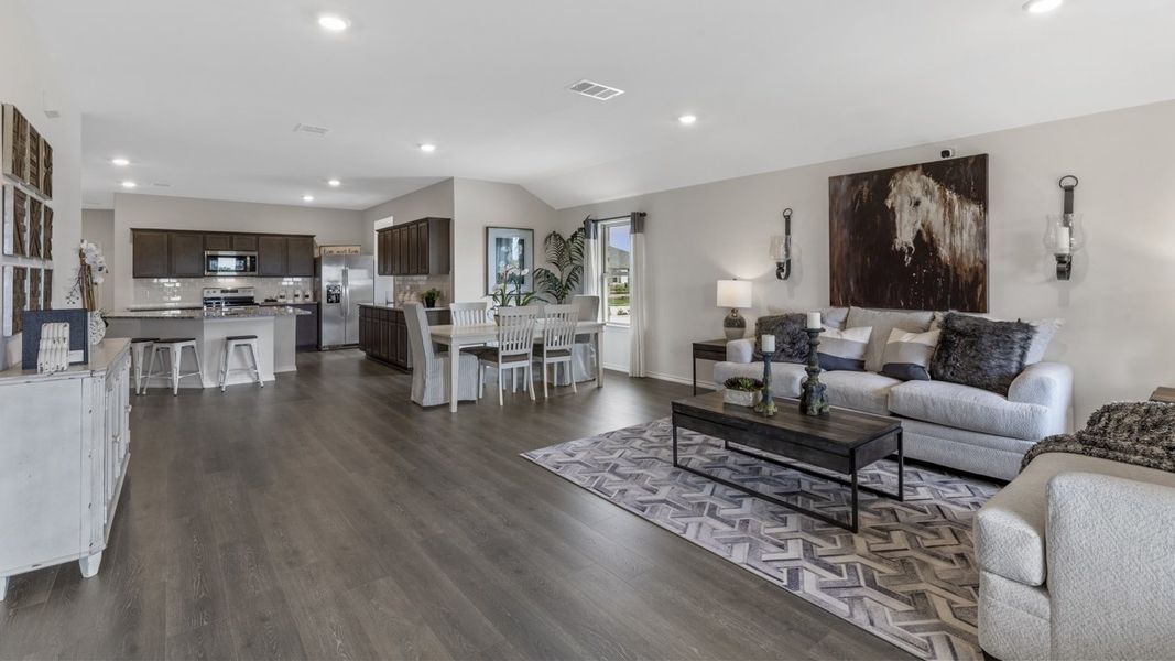 Furnished interior view inside a new home in Crane Crossing, Crandall (Image 8).