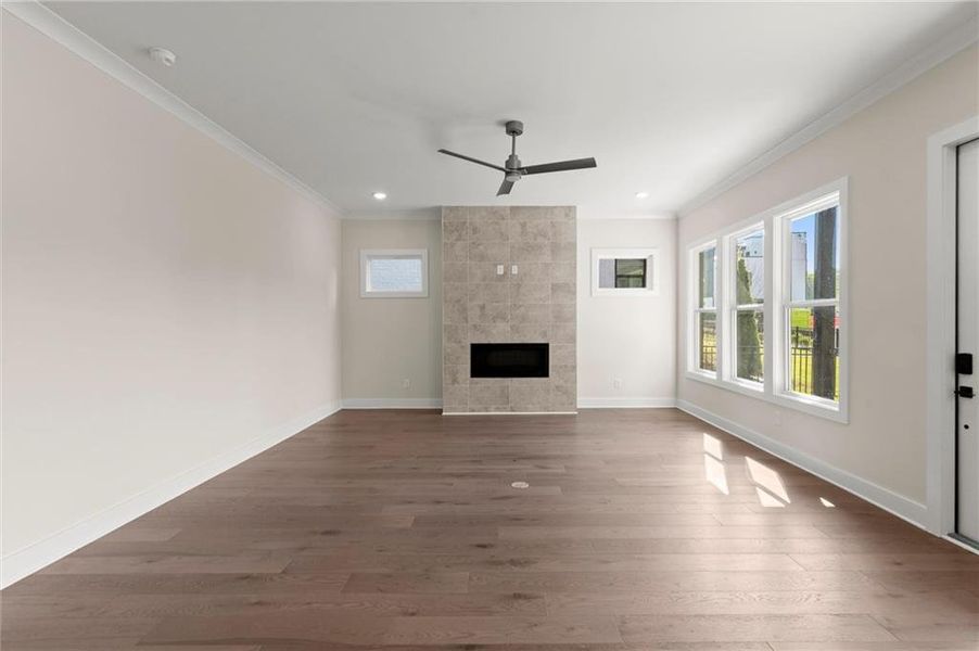 Spacious, unfurnished interior of a new home in The Gathering – Alpharetta, Alpharetta (Image 22).