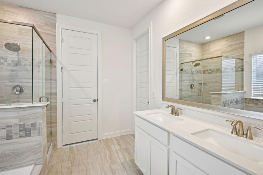 Furnished interior view inside a new home in Pine Lake Cove - Classic Series, Montgomery (Image 8).