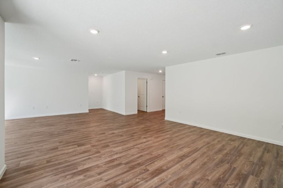 A room with white walls.