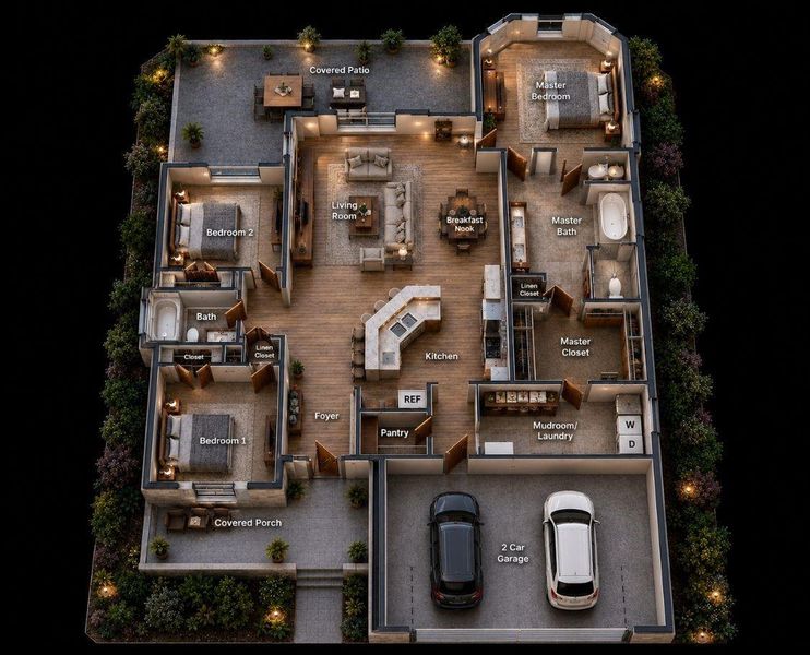 2D floor plan layout of this home in , Willis, TX (Image 4).