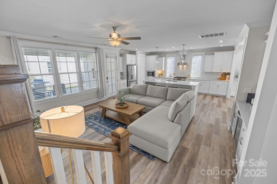 Furnished interior view inside a new home in Riverwalk, Rock Hill (Image 39).