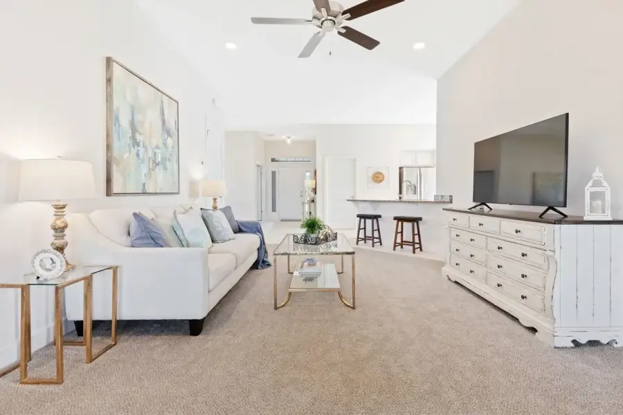 Representative furnished interior of a home built from the 1820 by Adams Homes in Flagler Estates, Hastings (Image 16).