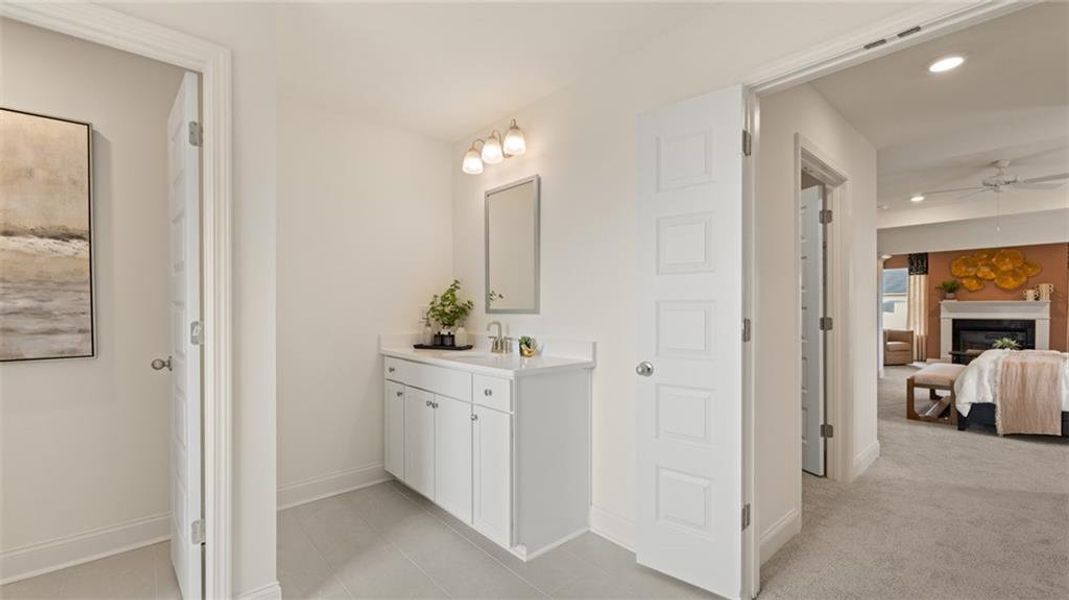 Furnished interior view inside a new home in The Gates at Pates Creek, Hampton (Image 40).