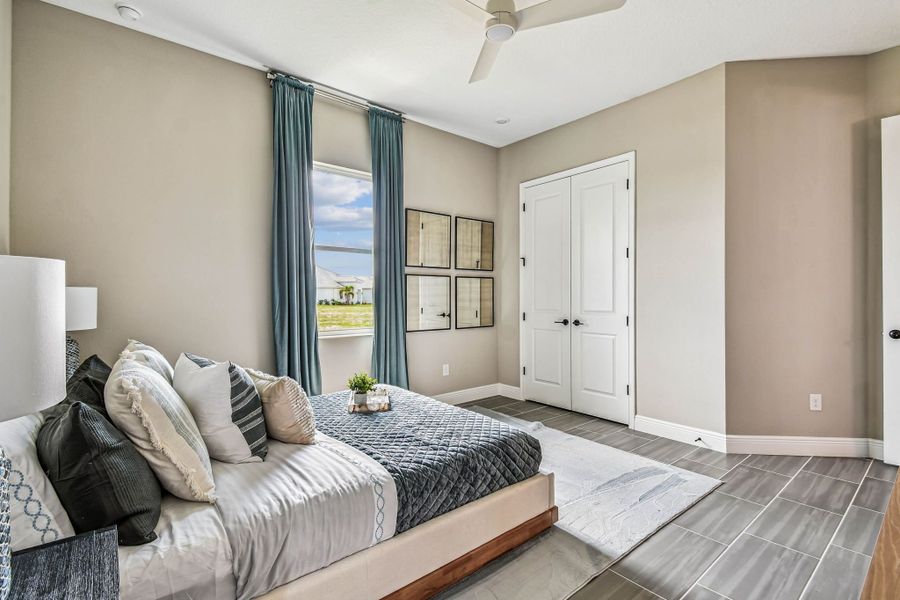 Furnished interior view inside a new home in River Preserve Estates, Parrish (Image 19).