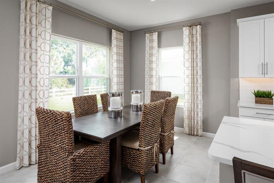 Representative furnished interior of a home built from the Peterson Cove by Ryan Homes in Morningside Reserve, Leesburg (Image 5).