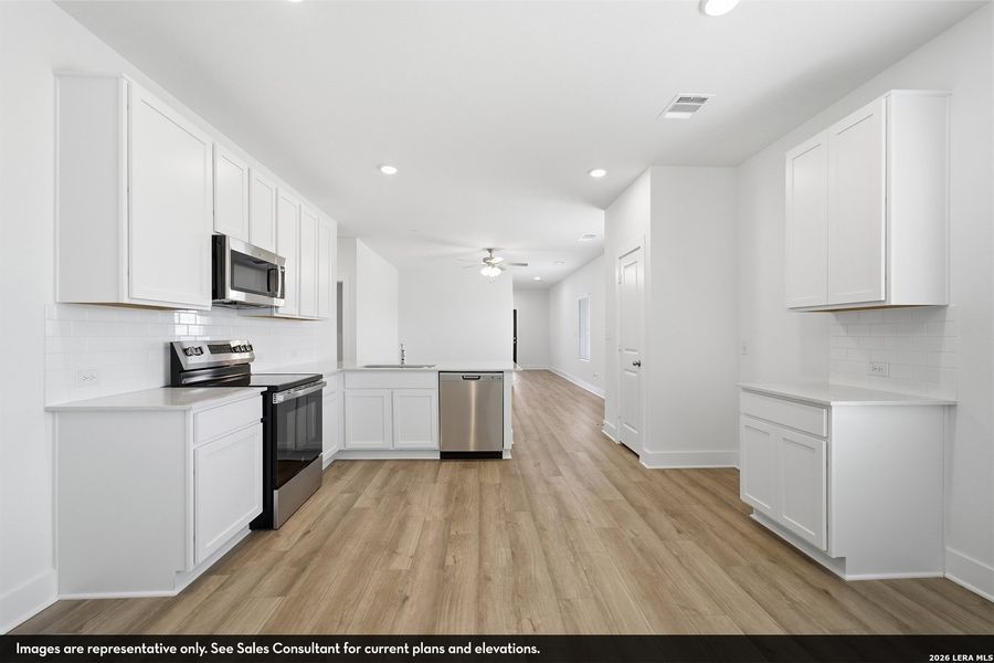 Furnished interior view inside a new home in Garden Grove, San Antonio (Image 5).