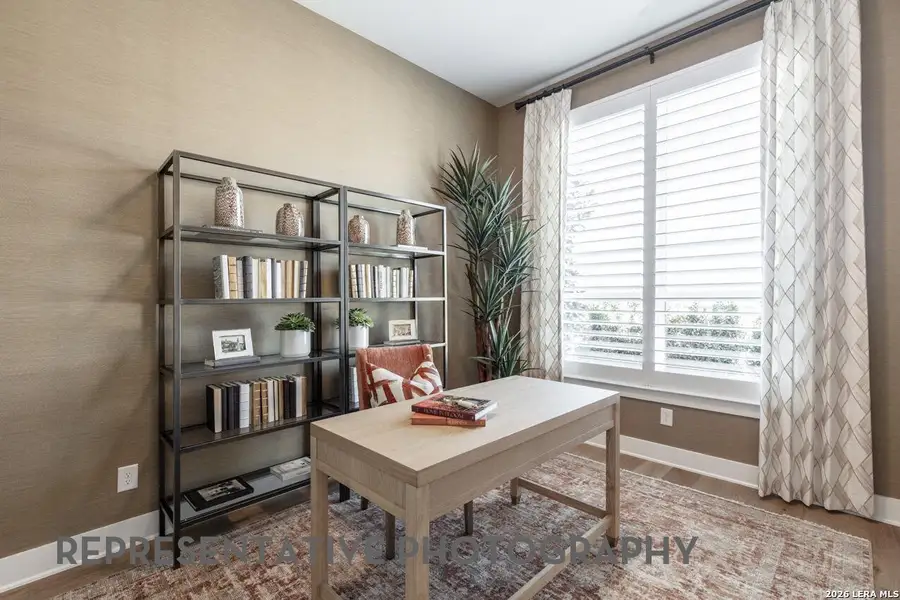 Furnished interior view inside a new home in Alsatian Oaks, Castroville (Image 15). Furnished interior view inside a new home in Alsatian Oaks, Castroville (Image 15).