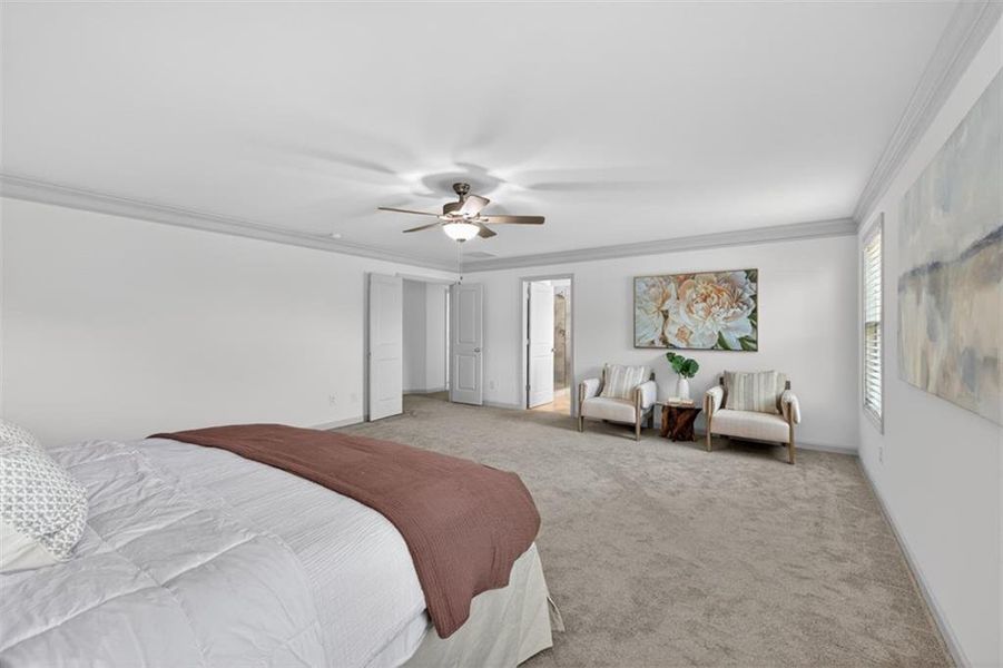 Furnished interior view inside a new home in , Auburn (Image 9).