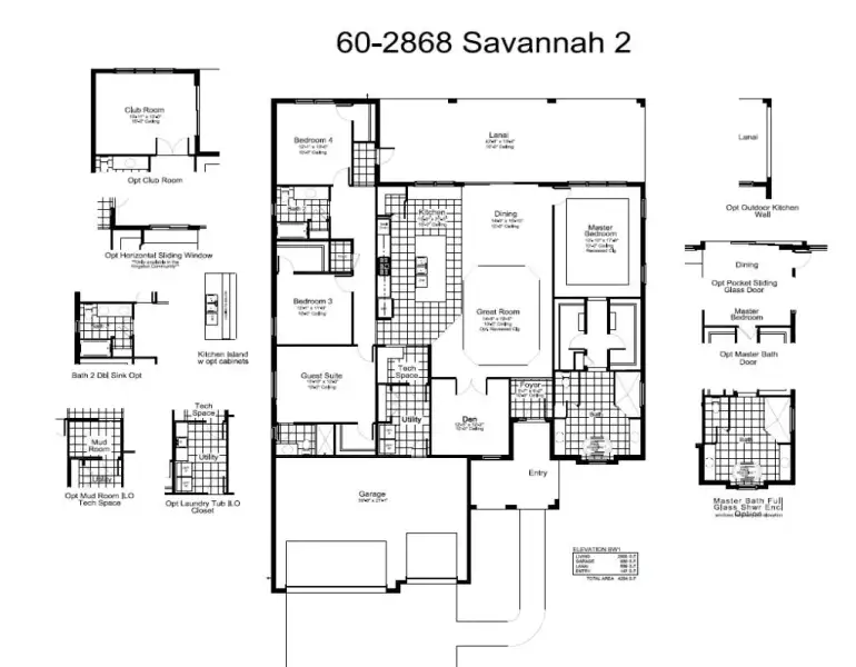 2D floor plan layout of this home in Kingston South Real Estate and Homes for Sale in Estero, FL - Neal Communities, Estero, FL (Image 5). 2D floor plan layout of this home in Kingston South Real Estate and Homes for Sale in Estero, FL - Neal Communities, Estero, FL (Image 5).