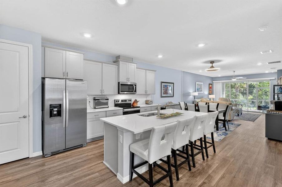 Furnished interior view inside a new home in Halifax Plantation Villas, Ormond Beach (Image 12).