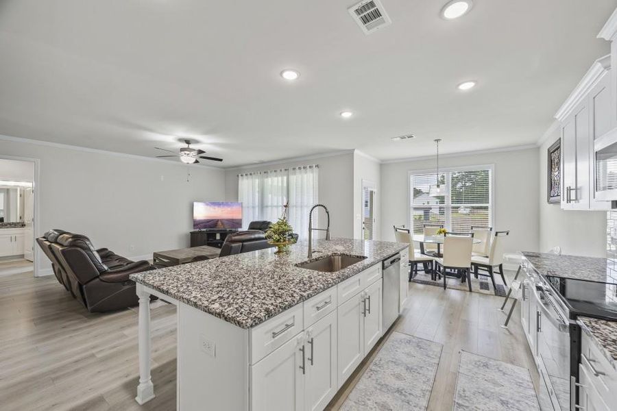 Furnished interior view inside a new home in , Winder (Image 20).
