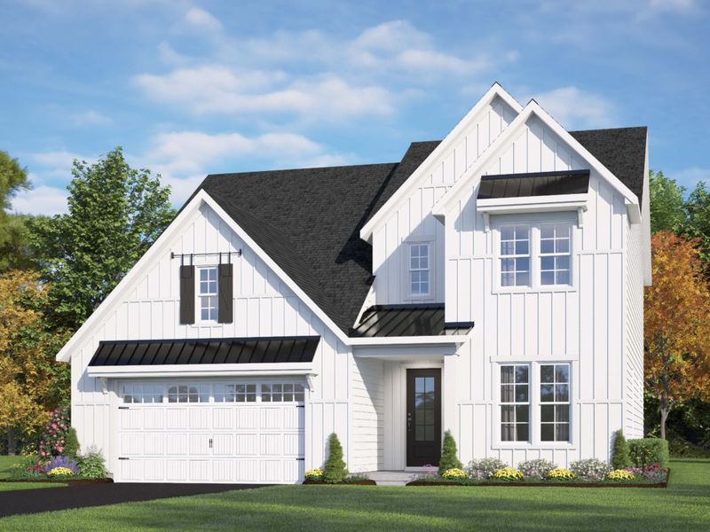 Representative exterior photo of a completed home built from the The Whitley by RobuckHomes in Kennebec Crossing, Angier, NC (Image 50). Representative exterior photo of a completed home built from the The Whitley by RobuckHomes in Kennebec Crossing, Angier, NC (Image 50).