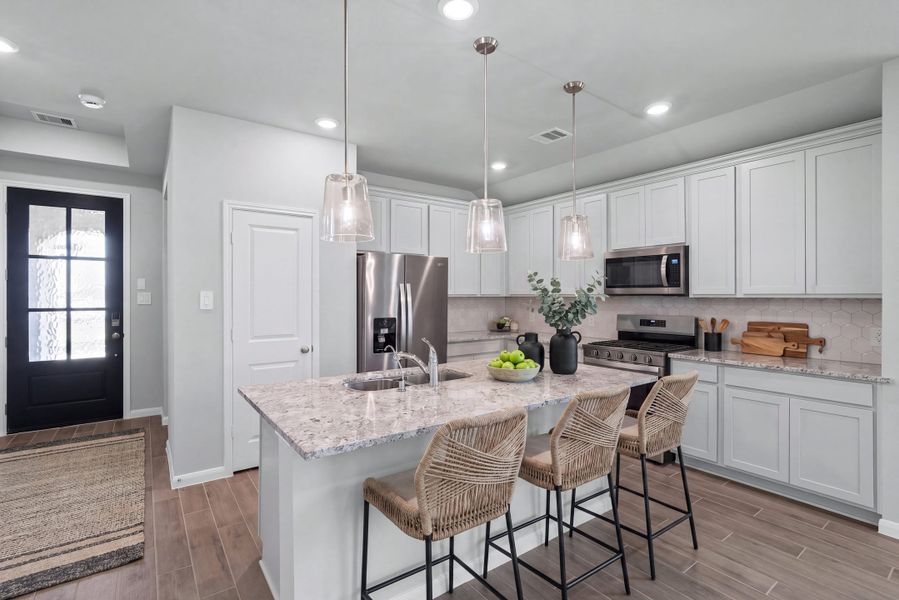 Furnished interior view inside a new home in Montgomery Ridge, Montgomery (Image 6).