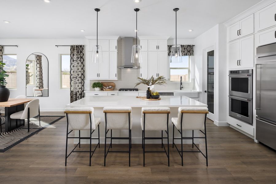 Furnished interior view inside a new home in Sanctuary, Phoenix (Image 5).