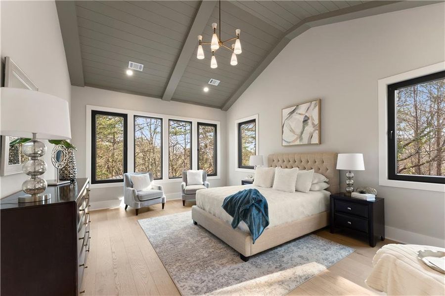 Furnished interior view inside a new home in , Cumming (Image 40).