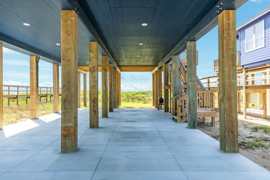 Exterior details and patio area of a home in , Surfside Beach (Image 18). Exterior details and patio area of a home in , Surfside Beach (Image 18).