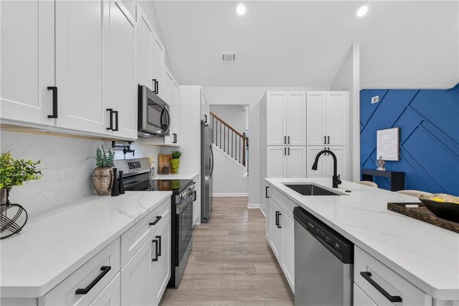Furnished interior view inside a new home in , Griffin (Image 14).
